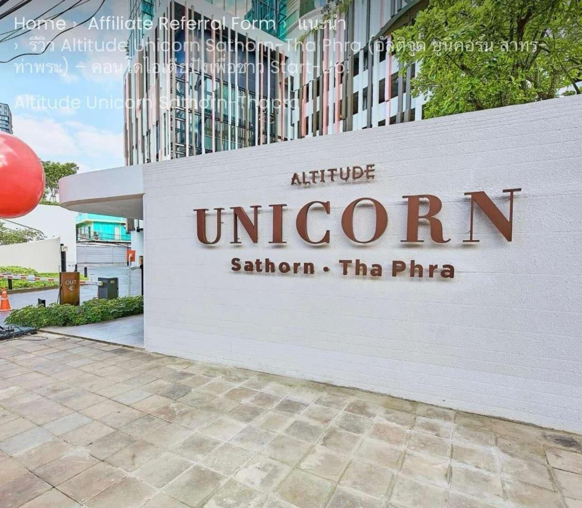 For RentCondoThaphra, Talat Phlu, Wutthakat : For rent: Condo Altitude Unicorn (Altitude Unicorn) ready to move in ‼️