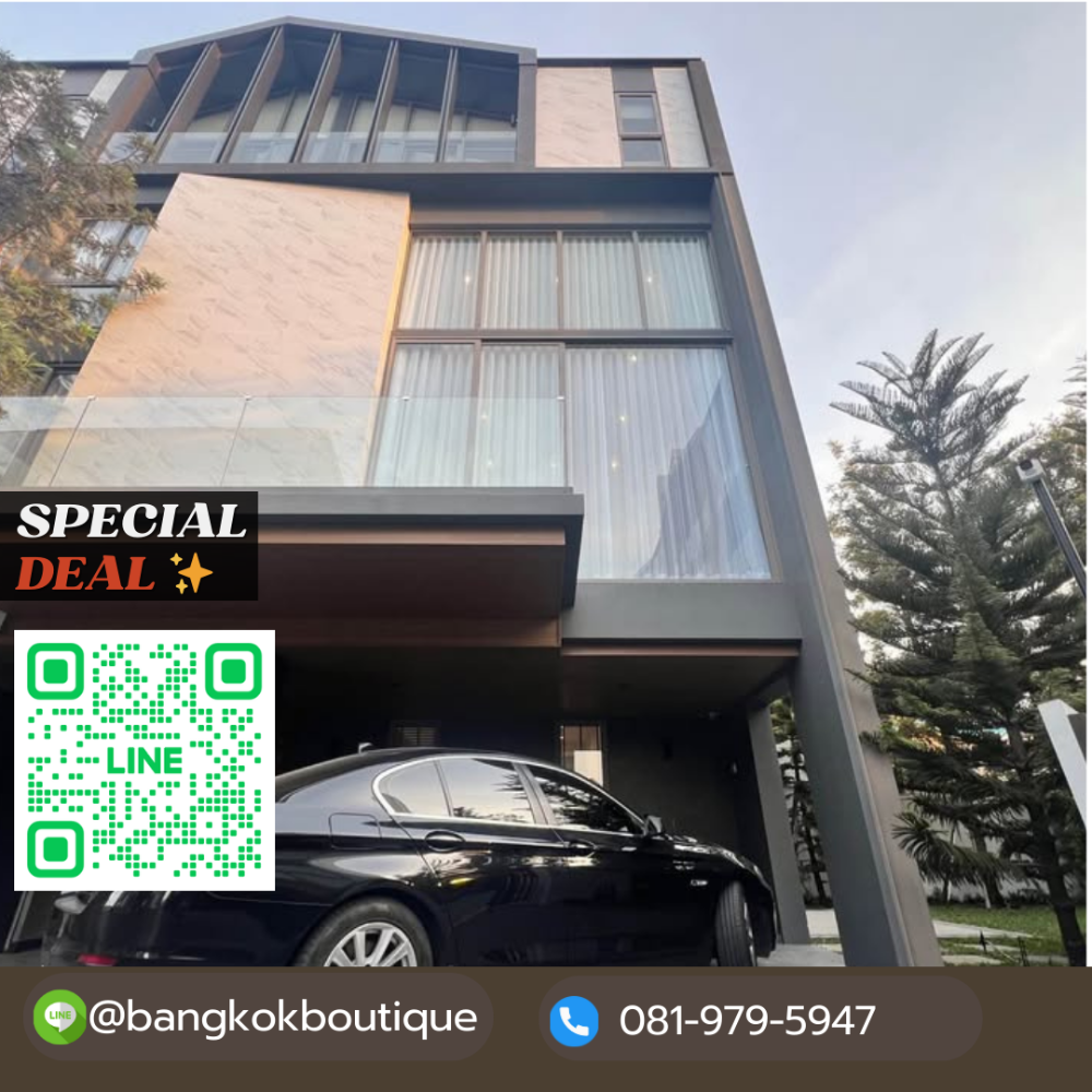 For RentHouseSukhumvit, Asoke, Thonglor : 📌𝑳𝑼𝑿𝑼𝑹𝒀 𝑯𝒐𝒖𝒔𝒆✨Newly Built House for Rent in Sukhumvit Gated Community!