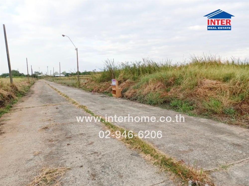 For SaleLandMin Buri, Romklao : Vacant land 400 sq.w., Chalongkrung Garden Village, Soi Wat Utapao School, Suwinthawong Road, Chalongkrung Road, Nong Chok District, Bangkok