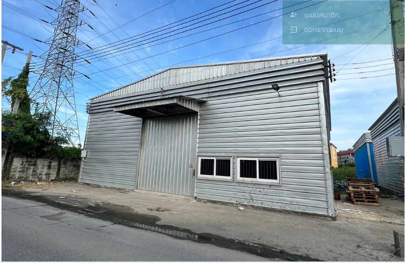 For RentWarehouseSamut Prakan,Samrong : R25G ready-made warehouse for rent, Bang Phli Yai