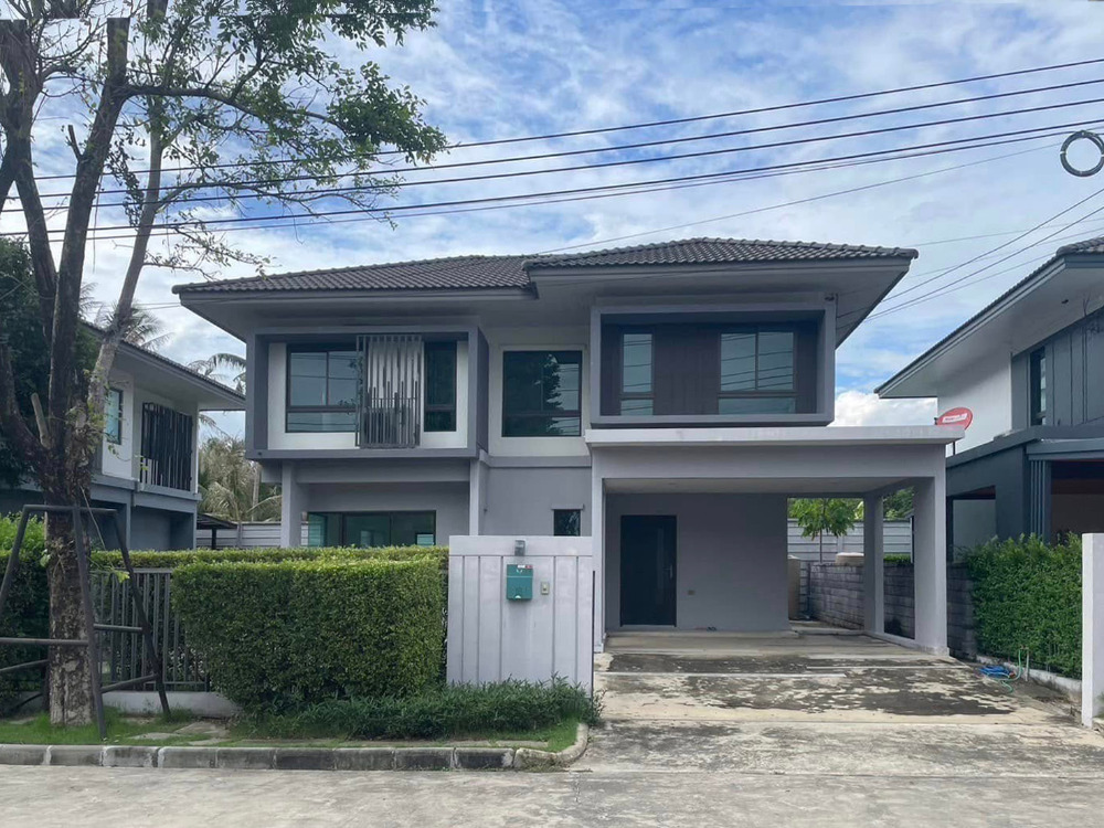 For SaleHouseLadkrabang, Suwannaphum Airport : Single house, Wiranya, Wongwaen On Nut, newly renovated, area 64.5 square wah