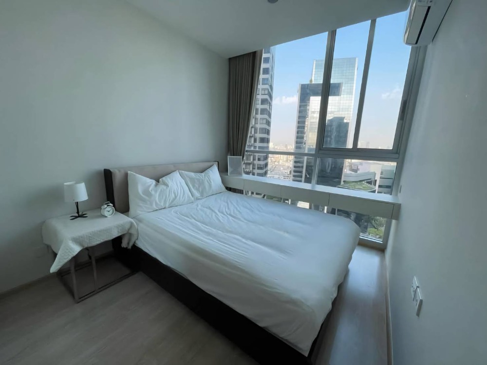 For RentCondoRatchadapisek, Huaikwang, Suttisan : 🌟FOR RENT>> Noble Revolve Ratchada 2>> 2 bedrooms, 19th floor, electrical appliances, fully furnished, next to MRT Cultural Center 100 meters #LV-MO1249