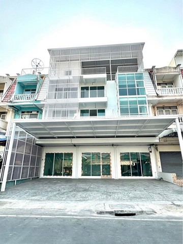 For RentShop HouseSeri Thai, Ramkhamhaeng Nida : HR2132 For sale/rent, 3 commercial buildings next to each other, 4 and a half floors, Ramkhamhaeng area, near The Mall Bangkapi, suitable for an office, clinic, studio.