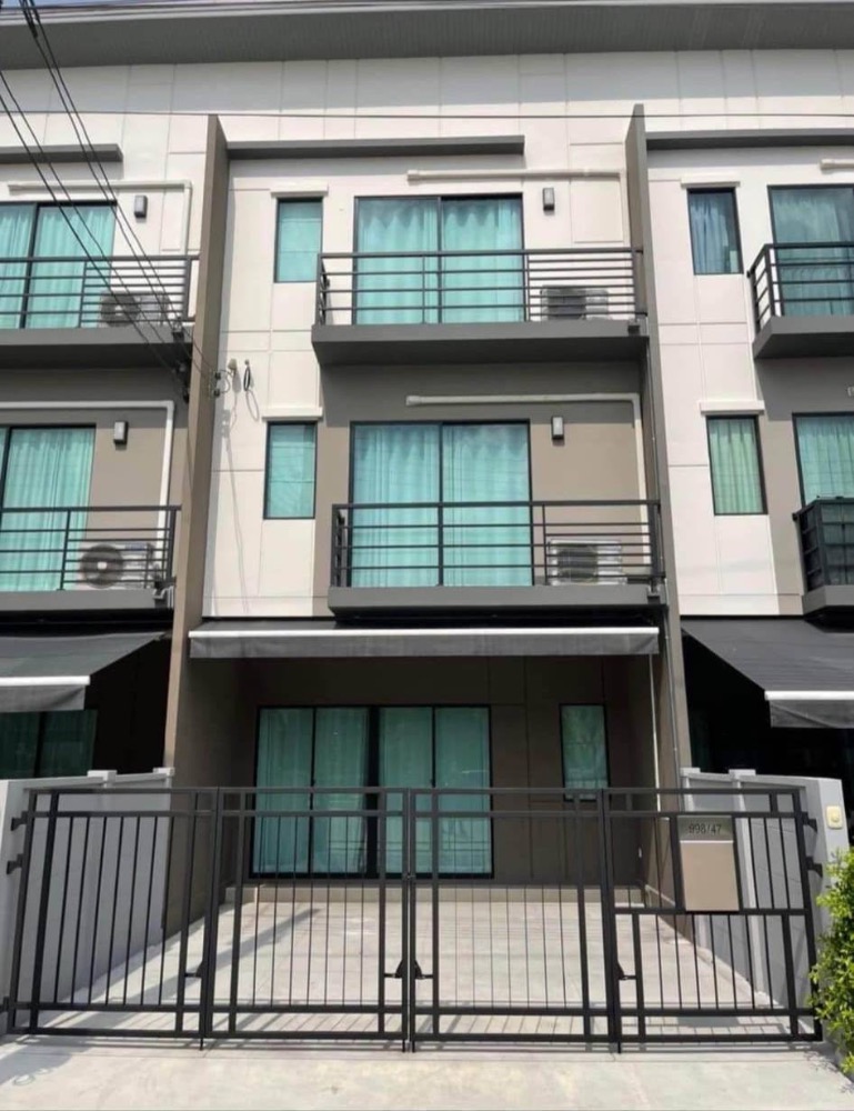 For RentTownhouseRama5, Ratchapruek, Bangkruai : 📣🌈⭐️ House for rent in the project, Muang Klang Village, Ratchaphruek - Sathorn, beautifully decorated, the front of the house is open, not facing anyone, good location, convenient transportation