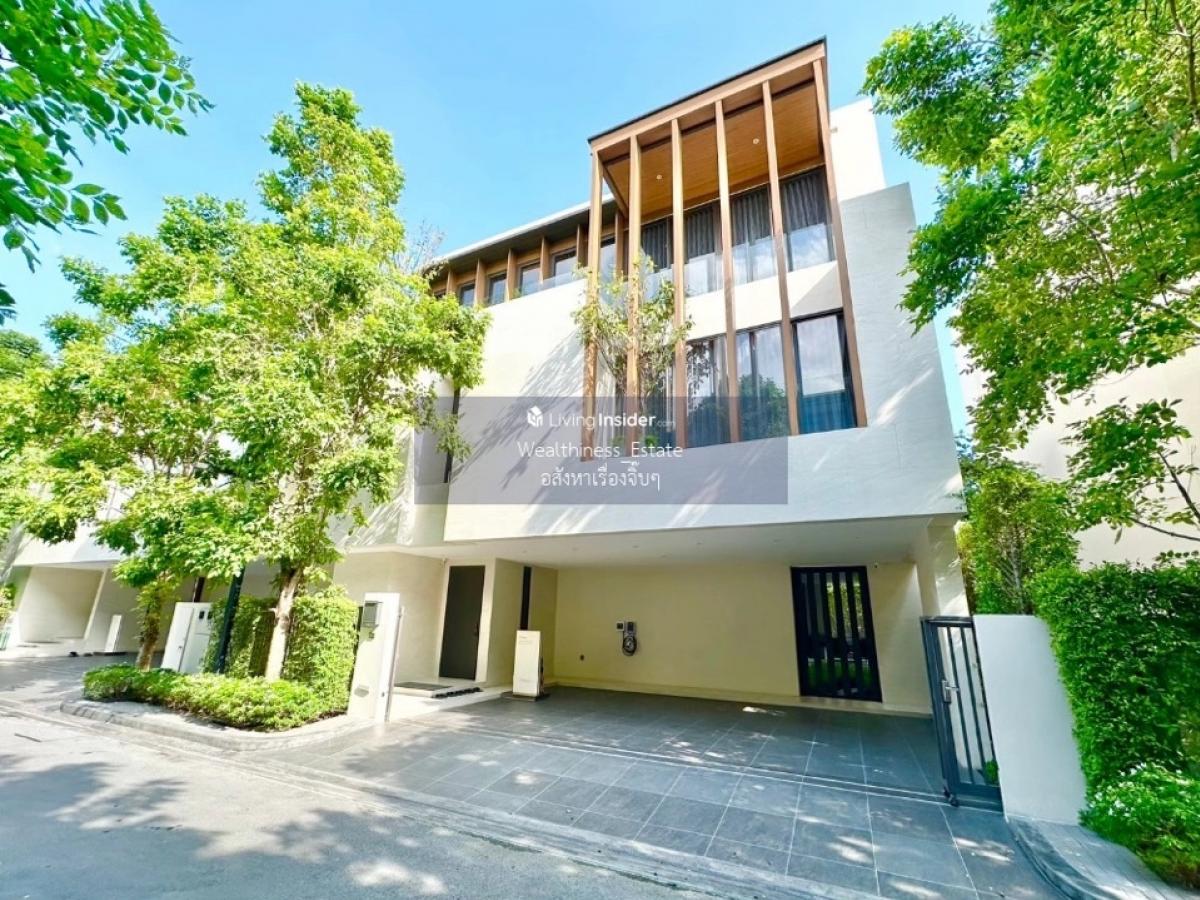 For SaleHousePattanakan, Srinakarin : ⭐️🌟 Park Heritahe Pattanakarn - 3-storey detached house, 4 bedrooms, special price 0647944263 (Khun Nam)