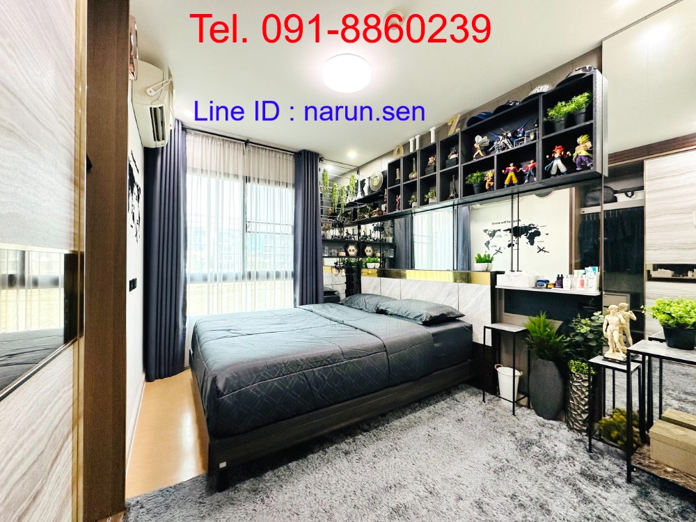 For SaleCondoSeri Thai, Ramkhamhaeng Nida : [Sell] Icon to Sukhaphiban 2 (3rd floor), decorated with complete set of electrical appliances Get a beautiful view from the lotus park. Good location, convenient to travel. *The owner sells by themselves *