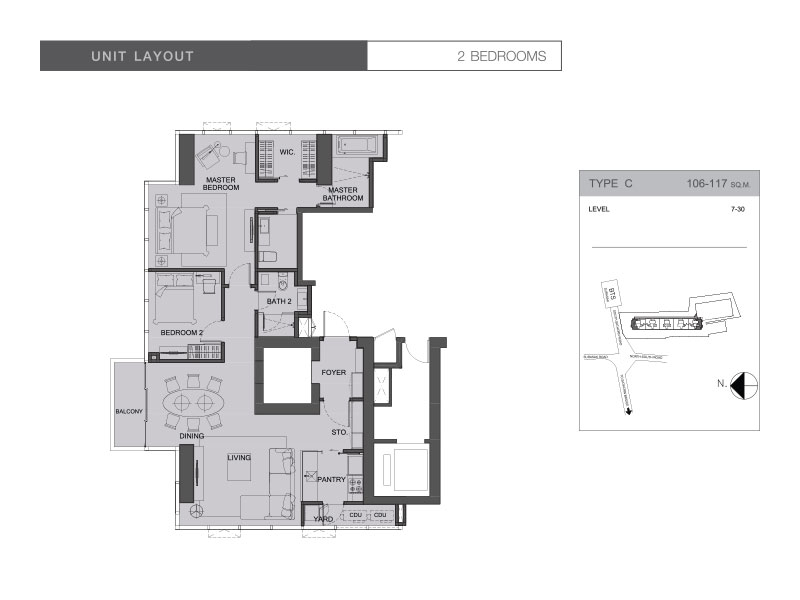 ขายคอนโดสาทร นราธิวาส : ขาย Condo The Bangkok Sathorn จากบริษัท Land & Houses  2 ห้องนอน 2 ห้องน้ำ พื้นที่ 104.19 ตารางเมตร Layout Type C มีระเบียง ชั้นสูง 20+ ไม่บล็อควิว ขาย 26 ล้านบาท