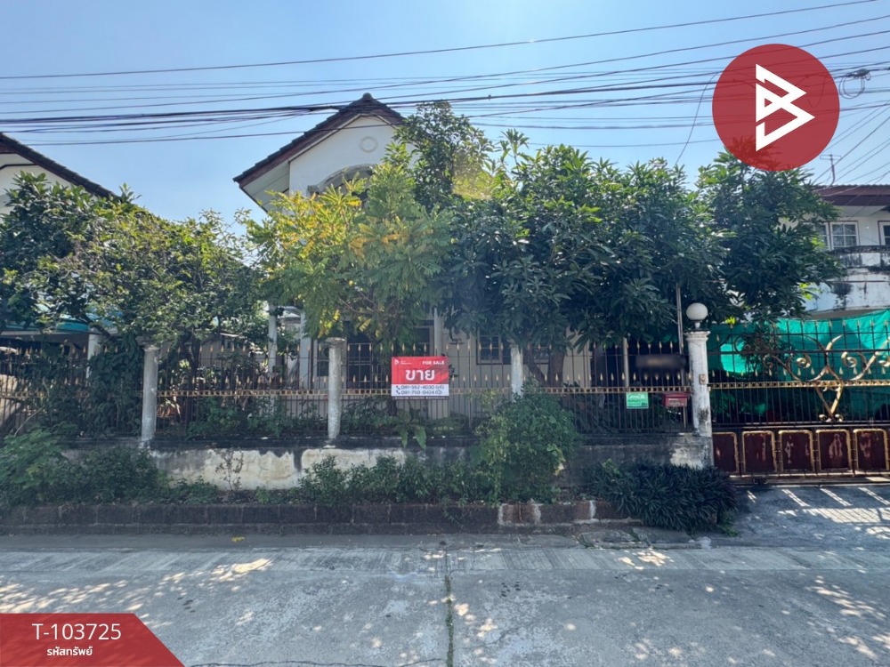 For SaleHousePhutthamonthon, Salaya : Single house for sale, Green Ville Village, Phutthamonthon Sai 2, Taling Chan, Bangkok