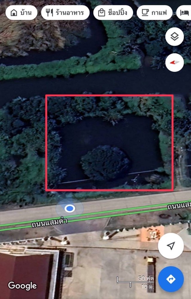 For SaleLandRama 2, Bang Khun Thian : Land for sale on the main road, Soi Saem Dam, 2 rai