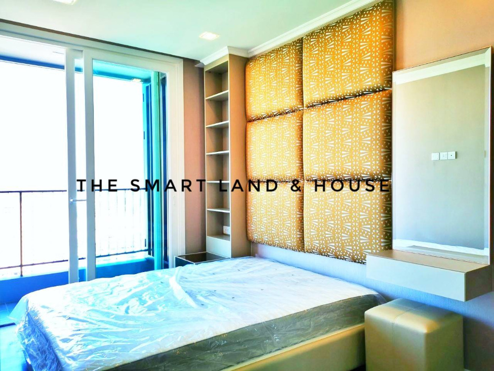 For RentCondoSamut Prakan,Samrong : For rent, 2 bedrooms, lowest price in the project, The Metropolis Samrong, next to 2 electric train lines