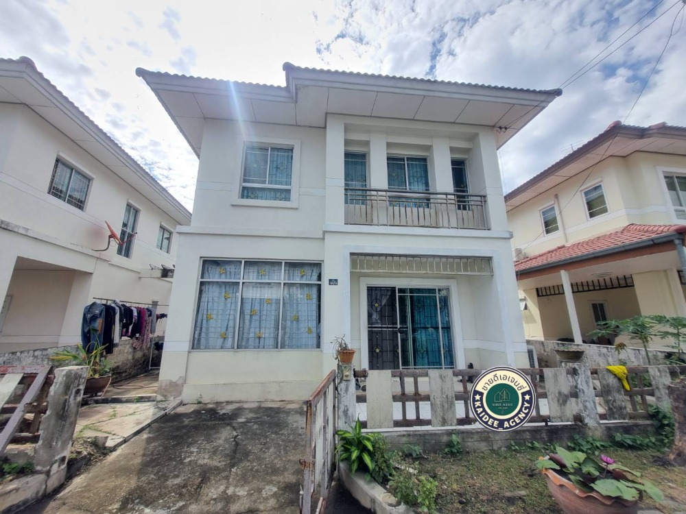 For SaleHouseNawamin, Ramindra : For sale: semi-detached house, Prompat Village 2, Ram Intra, Safari World, Hathai Rat 39, along Khlong Song, Fashion Island, Hathai Rat, Phraya Suren, Panya Intra, Nimit Mai, Sai Mai, Khlong Sam Wa, Wat Paen Thong, Sathit Phatthana School, Pink Line, Khu 