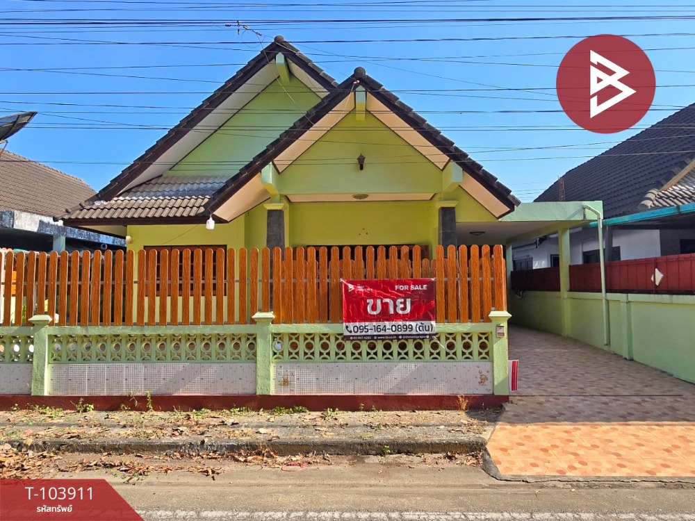 For SaleHouseRayong : Single house for sale, area 54 square wah, Klaeng, Rayong