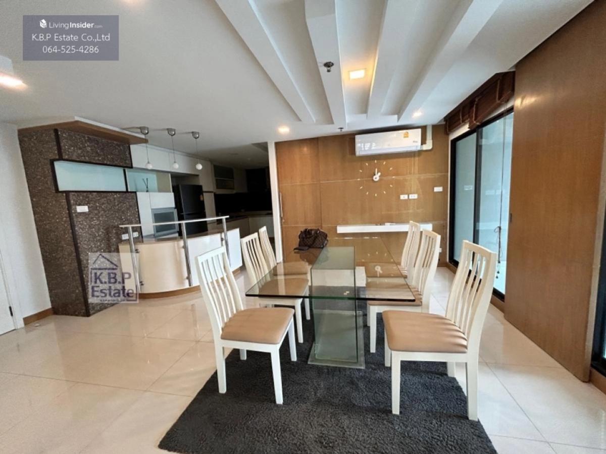 ให้เช่าคอนโดพระราม 3 สาธุประดิษฐ์ : Condo for rent at Lumpini place Narathiwat-chaopraya 3Beds RIVER VIEW 135Sqm. Fully Furniture