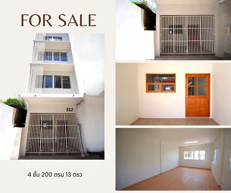 For SaleTownhouseWongwianyai, Charoennakor : For sale: 4-storey townhouse, newly renovated, beautifully decorated, Thonburi-Wongwian Yai area, near BTS Charoen Nakhon, only 1.6 km.