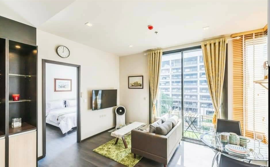 For RentCondoSukhumvit, Asoke, Thonglor : Beautiful room for rent, best price! 1 large bedroom, 43 sq m, quiet, ready for rent