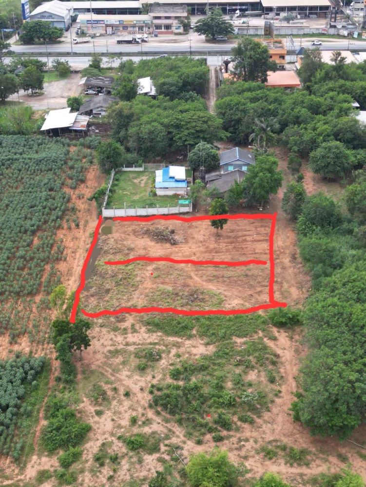 For SaleLandKorat Nakhon Ratchasima : Land for sale, 1 rai, good location, behind Hemaraj Building, near Khao Yai Driving Range, Khao Yai Driving Range