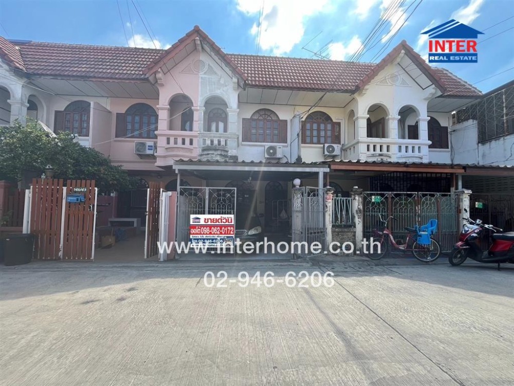 For SaleTownhouseNawamin, Ramindra : 2-storey townhouse, 16 sq m, Sena Villa Village 1, near Fashion Island, Soi Khubon 27, Soi 5, Panya-Ram Intra Road, Khubon Road, Bang Khen District, Bangkok