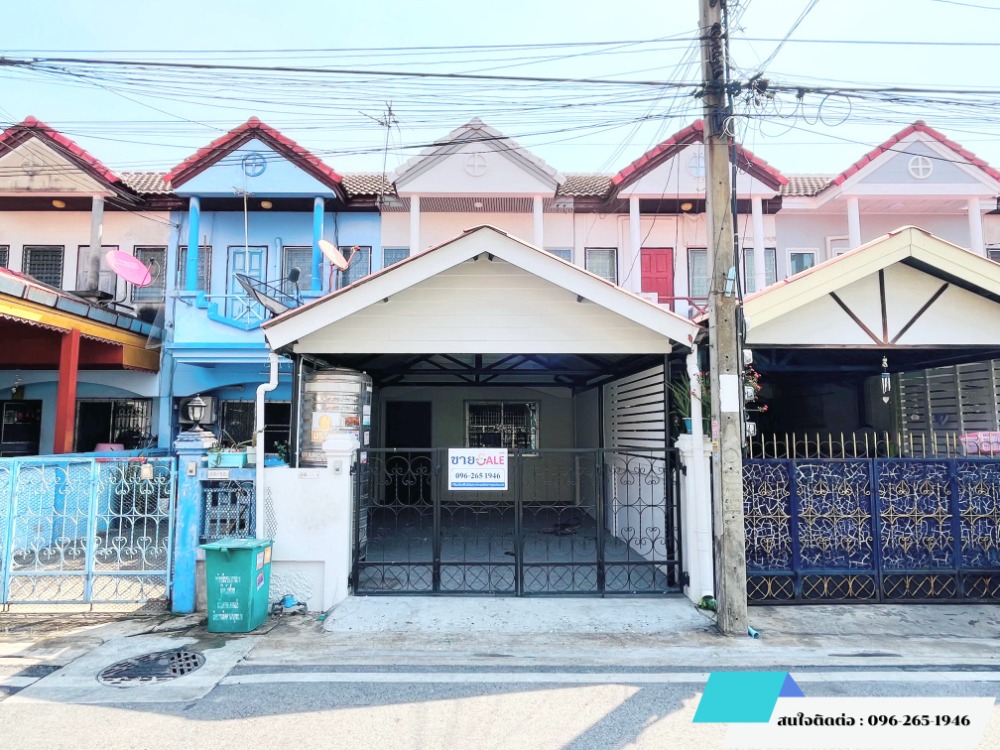 For SaleTownhouseSamut Prakan,Samrong : Townhouse for sale #Renovated, ready to move in, Thap Din Thong Village, Theparak 66 ** Location: Theparak-Srinakarin Road