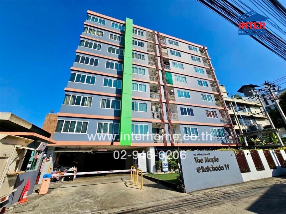 For SaleCondoRatchadapisek, Huaikwang, Suttisan : Condominium 27.88 sq.m. The Maple at Ratchada 19 near MRT Ratchadaphisek, Soi Lat Phrao 26, Ratchadaphisek Road, Lat Phrao Road, Chatuchak District, Bangkok