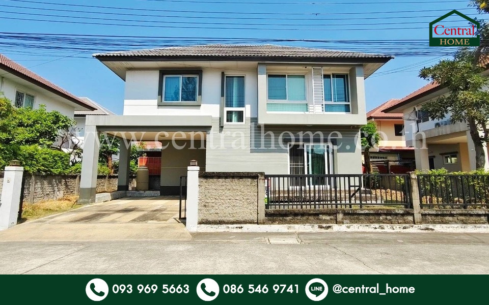 For SaleHouseRama 2, Bang Khun Thian : Single house 63.4 sq.w. Casa City Bang Khun Thian - Rama 2, cheapest in the project