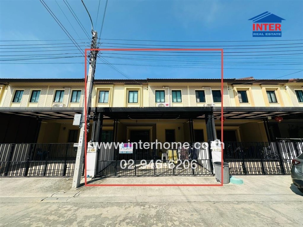 For SaleTownhouseRamkhamhaeng, Hua Mak : 2-storey townhouse, 21.9 sq.w., Pruksa Ville Village 109, Ramkhamhaeng-Ring Road (Soi Mistine), Soi Kaha Romklao 78, Intersection 1, Kanchanaphisek Road, Kaha Romklao Road, Saphan Sung District, Bangkok