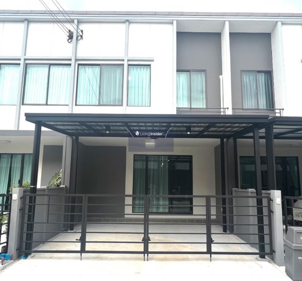 For RentTownhouseBangna, Bearing, Lasalle : ANN145 Premium Townhome for rent, Pleno Bangna-On Nut, Clubhouse, fully furnished, resort style, fully furnished, fully extended, good community, ready to move in