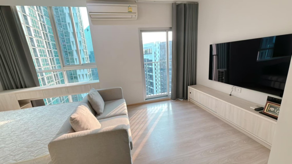 For RentCondoRatchadapisek, Huaikwang, Suttisan : [ RENTAL ] Condo for rent in Ratchada-Huai Khwang area, beautiful, comfortable, fully furnished