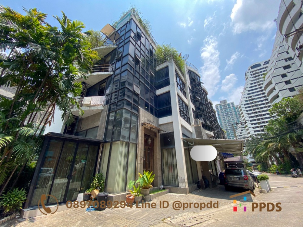 For SaleShophouseSukhumvit, Asoke, Thonglor : Office Building (Home Office) for Sale in Sukhumvit 39 – Below Bank Appraisal Price