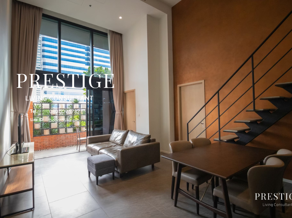 ให้เช่าคอนโดสีลม ศาลาแดง บางรัก : 📌For RENT เช่า | The Lofts Silom  2BR 57+14sqm 65,000 THB