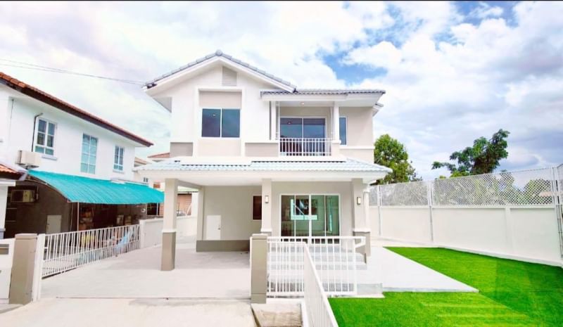 For SaleHouseMin Buri, Romklao : 3 bedroom house, newly renovated, Chaiyaphruek 1📍Tiwanon-Ratchaphruek🔰 Area 69.4 sq m.