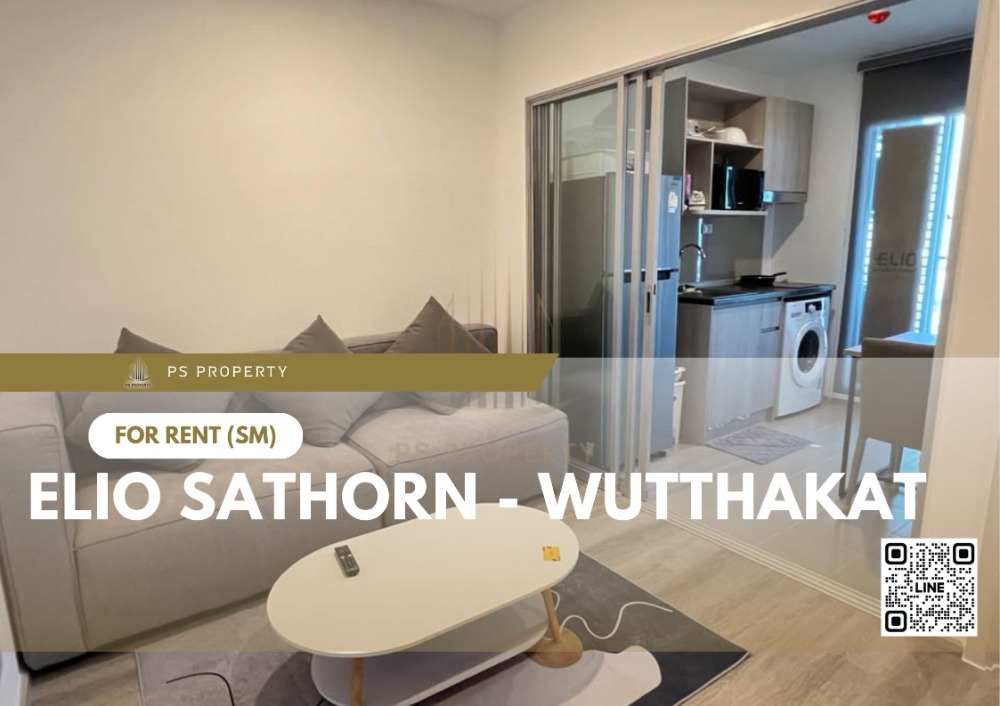 For RentCondoThaphra, Talat Phlu, Wutthakat : For rent ✨ Elio Sathorn - Wutthakat ✨ complete furniture and electrical appliances, near BTS Wutthakat.