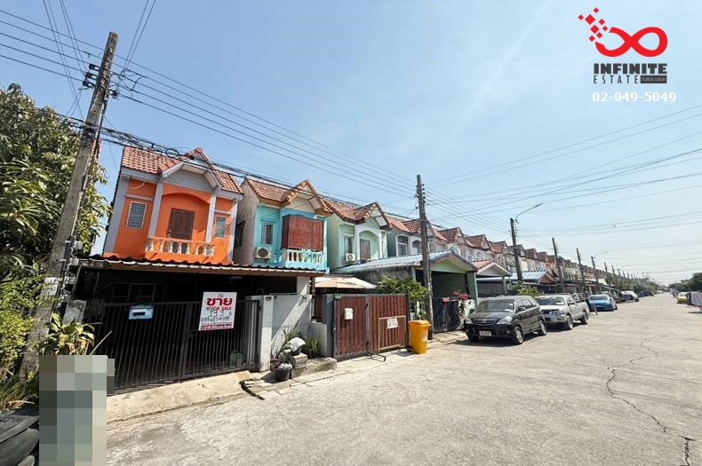 For SaleTownhouseMin Buri, Romklao : Townhouse for sale, 2 floors, 19.3 square wah, Amornthap Village, Soi Amornthap 23