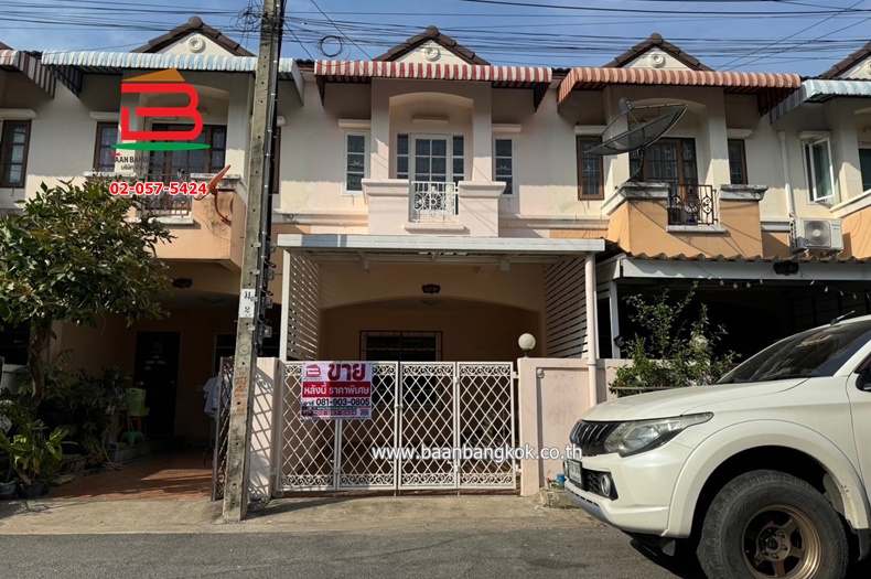 For SaleTownhouseNawamin, Ramindra : Townhouse, K.C. Cluster Village 7, area 16 sq m., Hathai Rat Road, Sam Wa Tawan Subdistrict, Khlong Sam Wa District, Bangkok