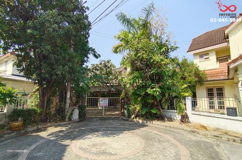 For SaleHouseMin Buri, Romklao : For sale: 2-storey detached house, 77.2 square wah, Thara Rom Parkway Home, Soi Ramkhamhaeng 150, Ramkhamhaeng Road