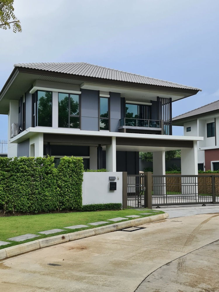 For SaleHouseNonthaburi, Bang Yai, Bangbuathong : For sale: 2-storey detached house, corner room, furnished, beautifully decorated, Ratchaphruek-Nonthaburi area, near Robinson Ratchaphruek branch, only 1.7 km.