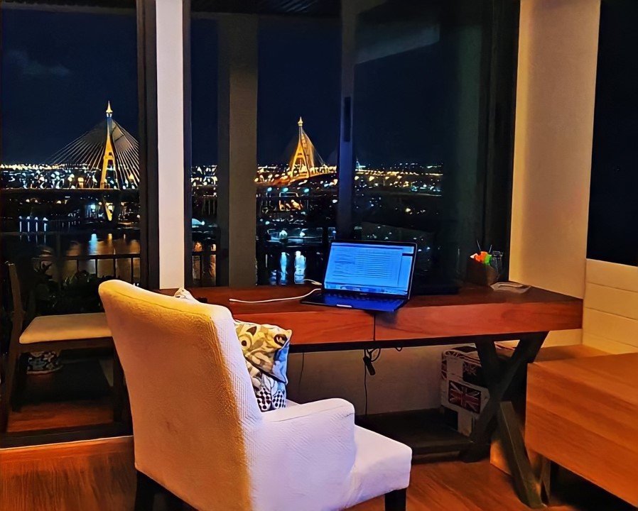 For RentCondoRama3 (Riverside),Satupadit : ANN200 Condo for rent U Delight Residence Riverfront Rama 3, 29th floor, Chao Phraya River view, fully furnished (ready to move in)