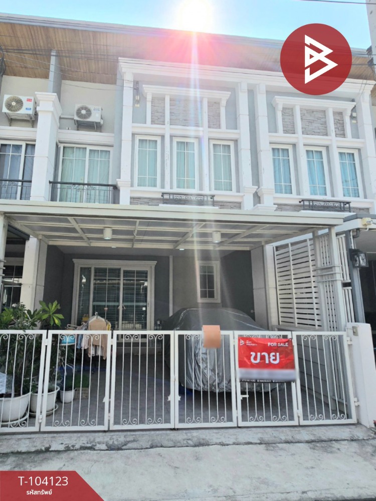 For SaleHouseSamut Prakan,Samrong : Townhouse for sale, Golden Neo Sukhumvit-Lasalle Village, Samrong Nuea, Samut Prakan