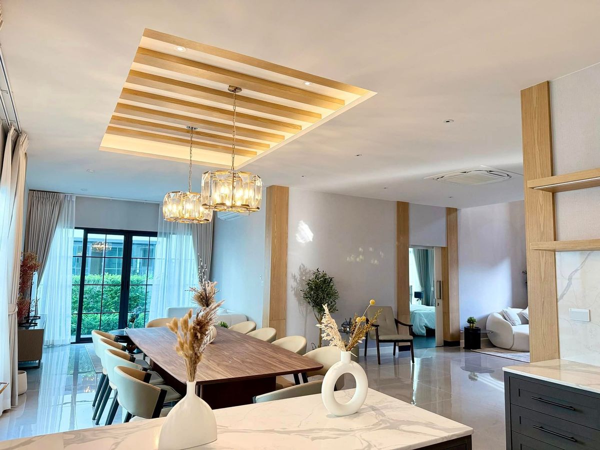 ให้เช่าบ้านบางนา แบริ่ง ลาซาล : Special price💥บ้านให้เช่า The City Bangna 2 fully furnished, 5 Beds 6 Baths Private Zone