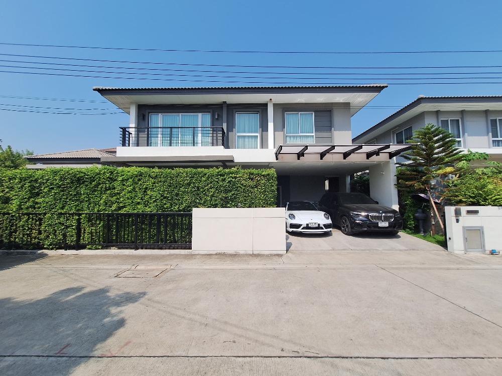 For SaleHouseRama5, Ratchapruek, Bangkruai : Single house for sale, 86.5 Square wah, large house, corner plot, Casa Premium Ratchaphruek-Chaengwattana project