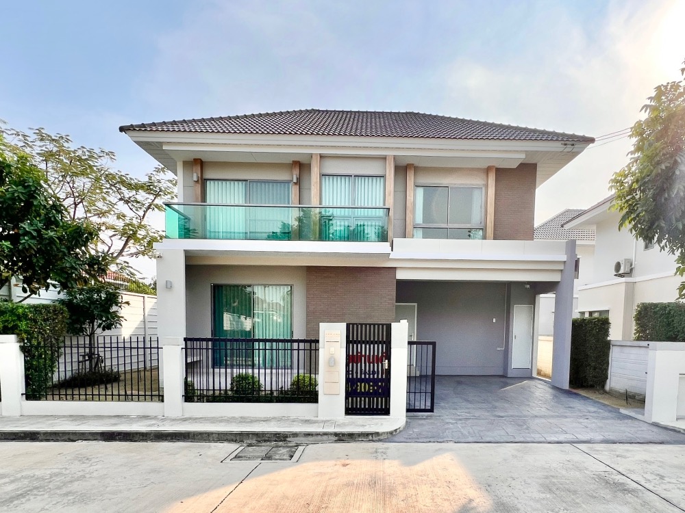 For SaleHouseNonthaburi, Bang Yai, Bangbuathong : For sale: Single house, Perfect Place, Sai Ma, new phase, Ratchadaphisek Road, 4 bedrooms, new condition, want to sell