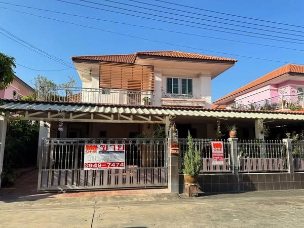 For SaleHouseAyutthaya : 2-storey detached house project, Chaiwichit Village, Ayutthaya, 2-storey detached house Price