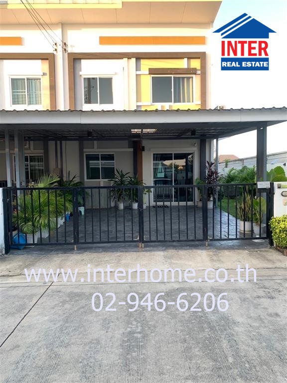 For SaleTownhouse : ทาวน์เฮ้าส์ 2 ชั้น 32.3 ตร.ว. หมู่บ้านไลโอ บลิสซ์ กาญจนาภิเษก-กันตนา ซอยกันตนา ถนนกาญจนาภิเษก ถนนรัตนาธิเบศร์ บางใหญ่ นนทบุรี