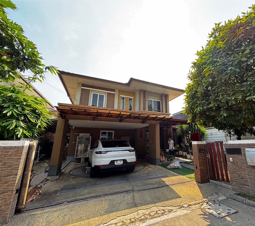 For SaleHouseChaengwatana, Muangthong : For sale: Single house, end unit, beautifully decorated, Setthasiri Prachachuen