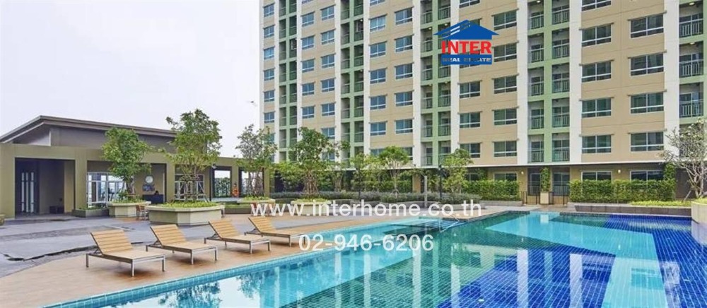 For SaleCondoRama5, Ratchapruek, Bangkruai : Condominium 26.84 sq.m. Lumpini Ville Nakhon In-Riverview near MRT Tiwanon Intersection, Bangkok-Nonthaburi Road, Nakhon In Road, Tiwanon Road, Mueang Nonthaburi, Nonthaburi