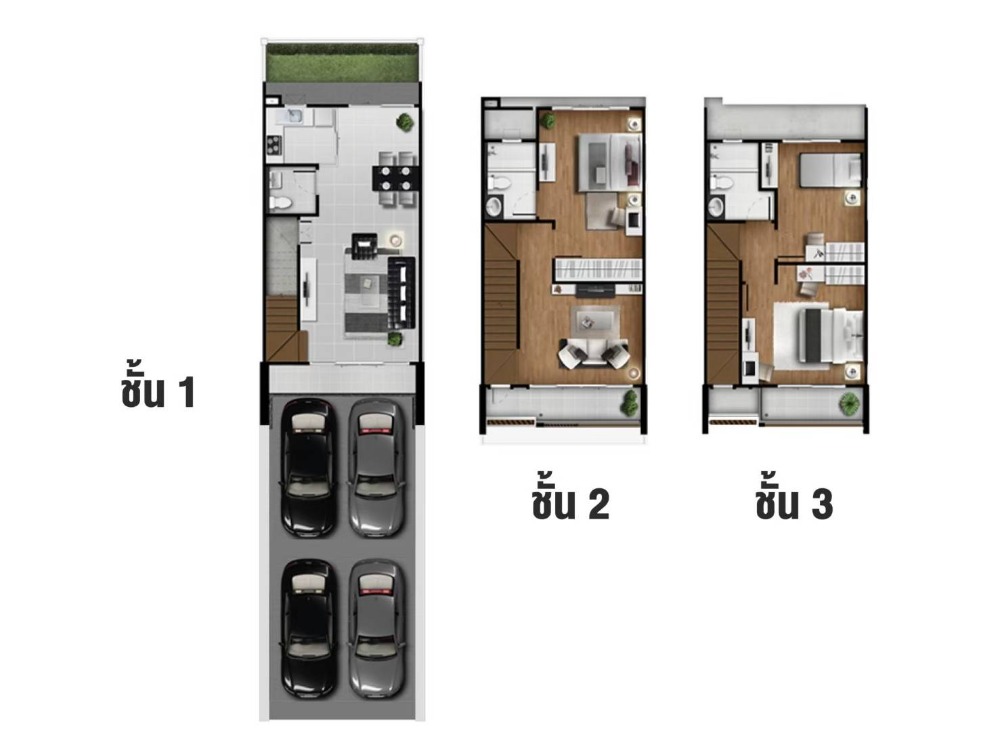 ขายทาวน์เฮ้าส์/ทาวน์โฮมนนทบุรี บางใหญ่ บางบัวทอง : ขายทาวน์โฮม 3 ชั้น หน้าบ้านยาวจอดรถ 4 คัน ทาวน์ อเวนิว เมิร์จ รัตนาธิเบศร์