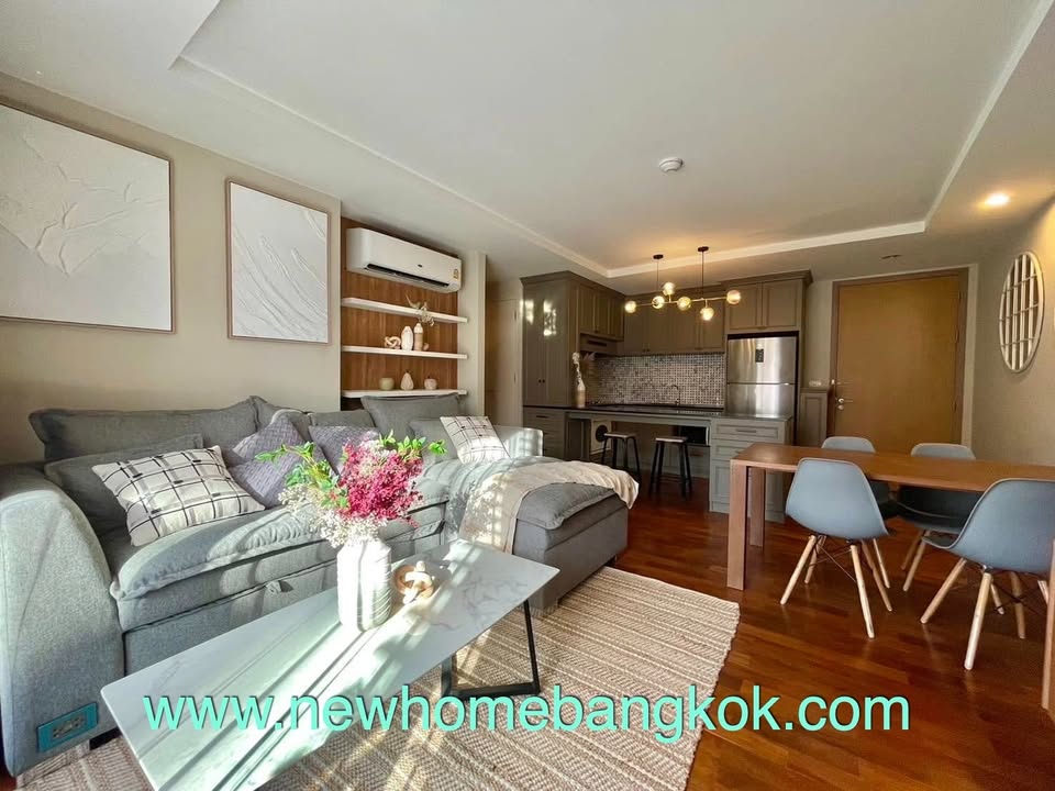 For SaleCondoNana, North Nana,Sukhumvit13, Soi Nana : Siri On 8 Fully Renovated 2-Bedroom Condo in Prime Sukhumvit Location