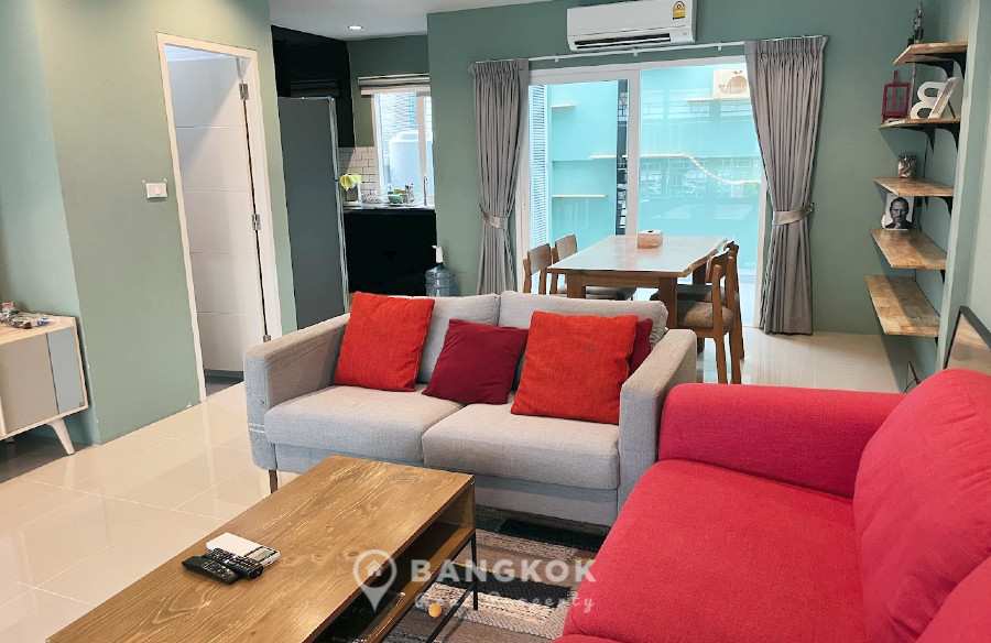 ให้เช่าทาวน์เฮ้าส์/ทาวน์โฮมพัฒนาการ ศรีนครินทร์ : Pattanakarn | Modern 3 Bed 4 Bath Townhouse near MRT