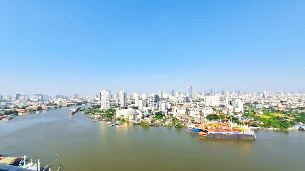 For SaleCondoRathburana, Suksawat : Urgent sale‼️ 2 bedrooms, Front River view, condo on the Chao Phraya River, good price, ready to move in