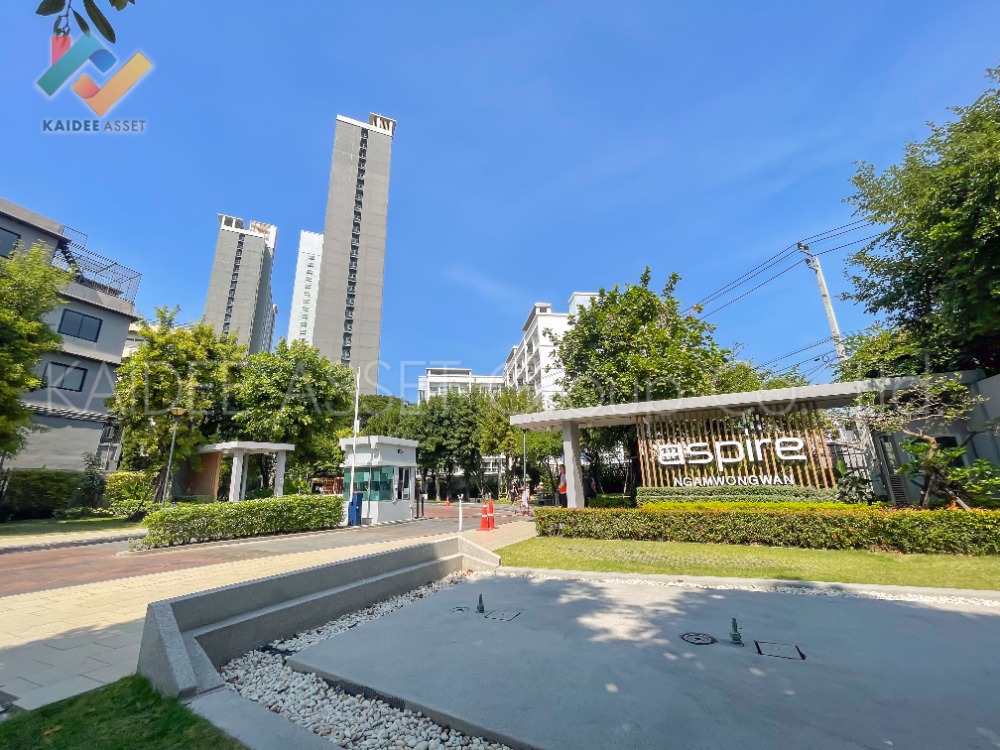 For SaleCondoChaengwatana, Muangthong : Aspire Ngamwongwan Aspire Condo, Lak Si, on the main road, selling at a loss