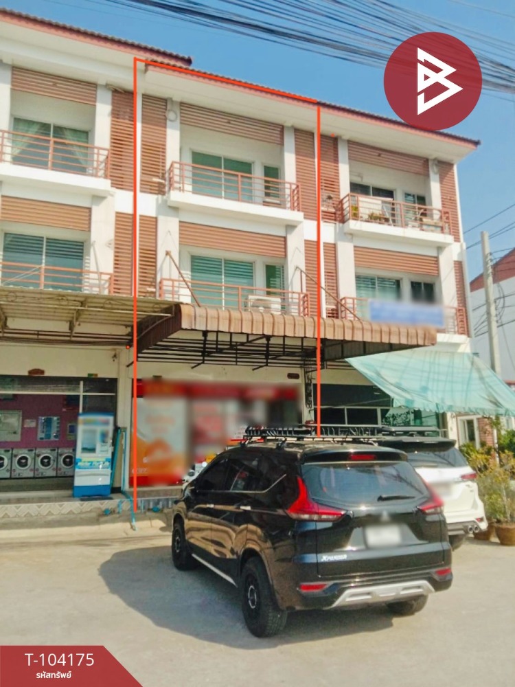 For SaleShophouseSamut Prakan,Samrong : Commercial building for sale, Kittinakorn Village Avenue, Bangplee Housing, Bang Bo, Samut Prakan